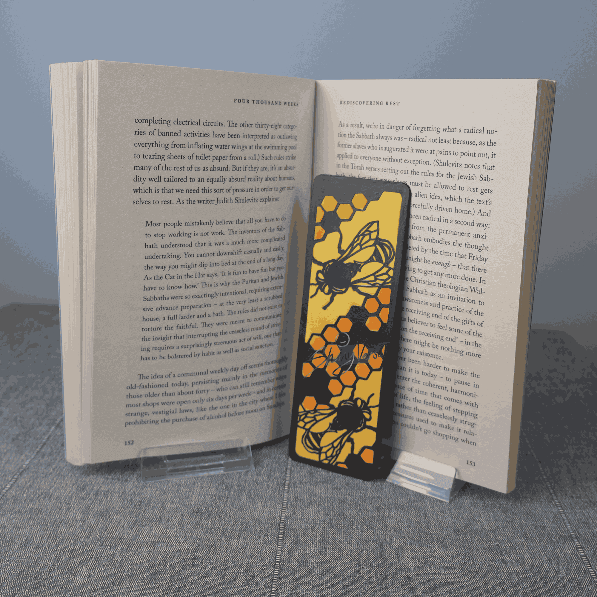 Omikoo bookmark with book